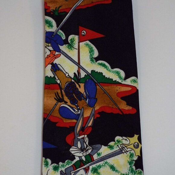 Vintage Looney Tunes Mania TAZ Golf Tie - Picture 3 of 7